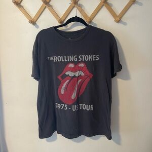 The Rolling Stones Black Cotton T-Shirt